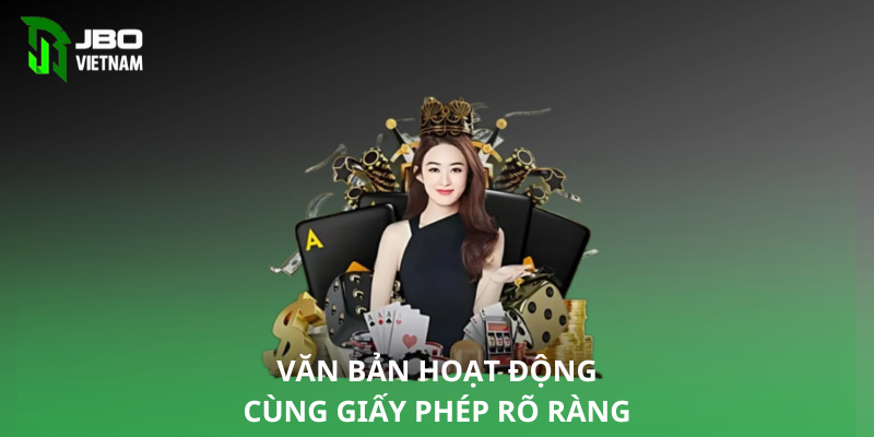 Văn bản hoạt động cùng giấy phép rõ ràng